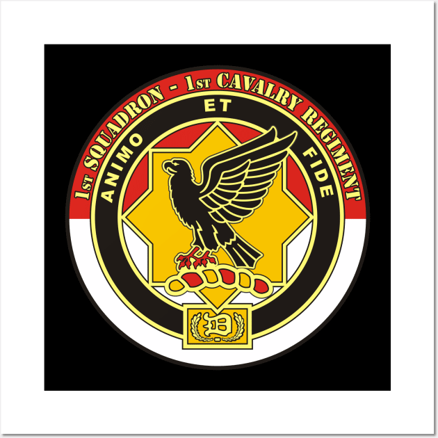 1st Squadron, 1st Cavalry Regiment - U.S. Army Wall Art by MBK